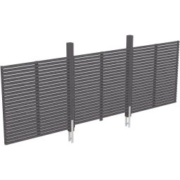 Skan Holz-achterwand lijmhout voor Carport 3