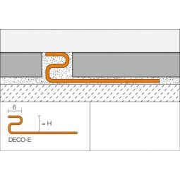 Schlüter-DECO E afwerkingsprofiel roestvrijstaal 16mm 3
