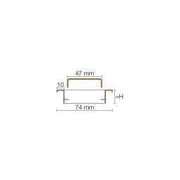 Schlüter-KERDI-LINE A douchegoot afdekking V4A 3