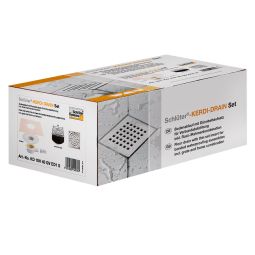 Schlüter-KERDI DRAIN H40 Afwateringset met 4