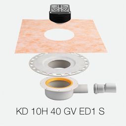 Schlüter-KERDI DRAIN H40 Afwateringset met 3
