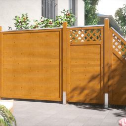 TraumGarten schutting ARZAGO hout bruin 4
