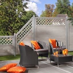 TraumGarten schutting ARZAGO hout aansluiting 3