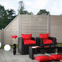 TraumGarten schutting NEO DESIGN Hout 4