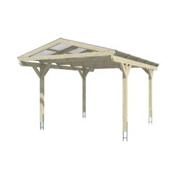 Skan Holz Enkelvoudige Carport Westerwald 3