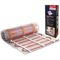 Wellker elektrische vloerverwarming E-Heat Comfort Voor directe leggen onder tegels en natuursteen, geschikt voor complete ruimten of gedeeltelijke oppervlakken, kant-en-klaar mattensysteem, energiezuinig, onderhoudsfree