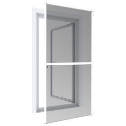 Windhager Insectenscherm Plus telescoopddeur 100x210 cm Wit graduele aanpassingmogelijkheid aan de gewenste grootte