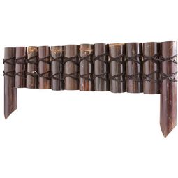 Windhager bedrand bamboe bruin 90x20 cm (35 cm incl. bevestigingsvoetjes) Decoratieve bedrand uit bruin bamboe, uit gehalveerde bamboebuizen, veelzijdig inzetbaar als bedrandafbakening en bedrand