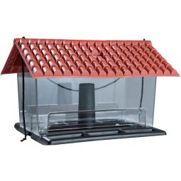 Windhager vogelvoederhuis Ranch voedersilo voederstatie groot vulvolume van 4,75 l