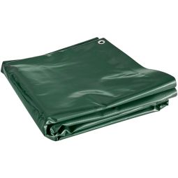 Windhager PVC hout beschermings-zeil PREMIUM afdekking afdekzeil groen rondom verlopende ogen, waterdicht, grammage: 510 g/m2