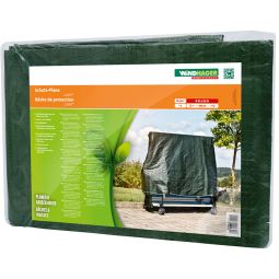 Windhager Beschermings-afdekzeil LIGHT 80g/m² Afdekking met ogen Afdekzeil versterkte rand met aluminium ogen