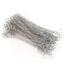 Windhager Drilldraad Draadsluitingen verzinkt 160 mm Ø1,2mm Verzinkte draadsluitingen voor bevestiging en spannen van hekken