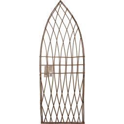Windhager Wilgenvlechtwerk-Rankrooster Spitzboog 55x150cm Voor klimplanten & zichtschutz