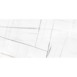 Wellker tegels Zacatecas White geglazuurd glanzend geslepen 60x120 cm, dikte 9 mm