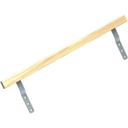 Wellhöfer houten leuning van hout, 74 cm lengte