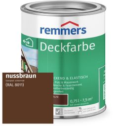 Remmers dekverf notenbruin RAL 8011 Sterke weerbescherming, hoge dekkracht, op waterbasis