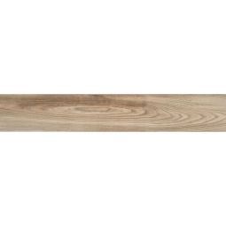 Wellker tegels fijnsteengoed Luquilllo bruin mat ronde rand 15x90 cm, dikte 9 mm