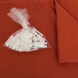 Windhager Zonnezeil-Spanningstechniek Terracotta uit hoogwaardige zeilstof, goed UV-bescherming