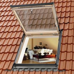 VELUX uitstapvenster GTL 3066 hout/douglas ENERGIE PLUS dakraam 3-voudige Laag-Energie-Beglazing