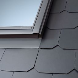 VELUX Dakraam gootstuk EDL 1000 Leistakbekleding Laagstuk voor vlakke leisteenafdecking incl. aansluitschort BFX