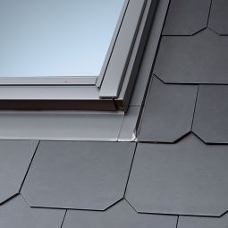 VELUX Dakraam gootstuk EDS 1000 Leistenen Stehfalz voor vlakke leischindeldakbedekking incl. aansluitkraag BFX