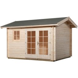 weka tuinhuis 163 natuurlijk Tuinhut verschillende formaten, dennenhout met wanddikte 28 mm