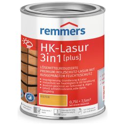 Remmers HK-Lasur 3in1 plus grenen RC-270 Hoogwaardige houtbeits op oplosmiddelbasis - betrouwbare bescherming tegen vocht buitenshuis