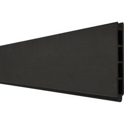 GroJa Solid steekzaun privacyschutting enkelprofiel Anthracietgrijs privacyscherm steekzaun lamellenomheining Aan beide zijden dezelfde uitstraling, veel combinatiemogelijkheden, 180x15x1,9 cm