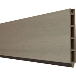 GroJa Solid Steekzaun Schutting Enkelprofiel Bi-Color co-geëxtrudeerd Zichtscherm Steekzaun Lamellenomheining Aan beide zijden dezelfde uitstraling, zeer veel combinatiemogelijkheden, 180x15x1,9 cm