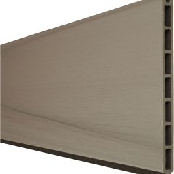 GroJa Solid Grande steekzaun privacyschutting bi-color co-geëxtrudeerd enkelprofiel zichtscherm steekzaun lamellenomheining Aan beide zijden gelijke uitstraling, onbeperkte combinatiemogelijkheden, 180x25,3x1,9 cm