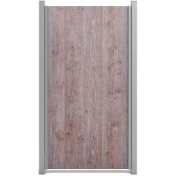 GroJa Premo HPL-schermingselement houtuitvoering schutting Stabiel, breuksicher en uiterst bestand tegen hitte en vuil, 90x180x0,8 cm