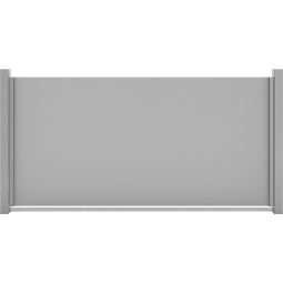 GroJa Premo HPL-schuttingelement Uni Grijs Horizontaal Zichtscherm Stabiel, robuust en uiterst bestand tegen vuil en hitte, 180x90x0,8 cm