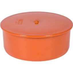 Wellker KG golfplaat Muffenstopfen DN 250 voor het afsluiten van een afvoerbuis, voor afvoersysteem PVC - Coex SN 4