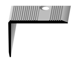 PARKETTFREUND hoekprofiel PF 228 Alu geanodiseerd Zilver Schroeven en pluggen Overgangsprofiel grijs Stabiel aluminiumprofiel voor nette vloerrandafwerkingen, verschillende varianten, tot 2m