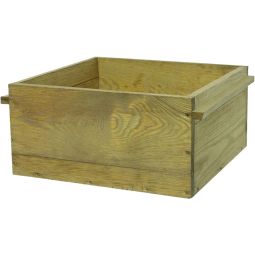 T&J LABO-3D schap Compacte schap uit met olie behandeld wilgenwerk 36x24x36/41 cm – perfect als aanvulling op het LABO-3D-systeem, zijdelings open of gesloten verkrijgbaar