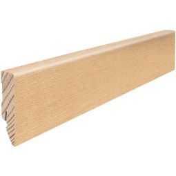 HARO Steekafdekrail Cube Esdoorn Massief houten kern Plintlijsten Licht fineer van bergesdoorn/Canadese esdoorn, massieve houten kern, 16x58 mm, 2,2 m