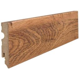 HARO Steekplint Cube Eik Altholz Plinten Helder kubusontwerp, authentieke houtlook, eenvoudige steekmontering