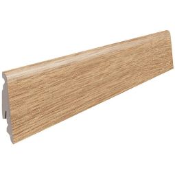 HARO steekplint Steineiche plinten Natuurlijke eikensstructuur met warme kleurtoon en stekbevestiging, 2200x19x58 mm