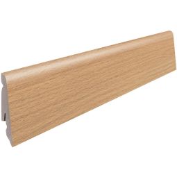 HARO Klikplint Beuk Plinten 2200x19x58 mm MDF-profiel met klassiek beuk-decor en rondprofiel
