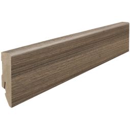 HARO Cube noten aansluitsockellijst Plinten 2200x16x58 mm, walnoot-decor, mdf-gefineerd, robuust en onderhoudsvriendelijk