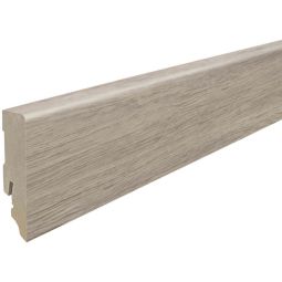 HARO Clip-in plint DISANO Cube Eik Sheffield graubraun Plint Kubus-plint 16x58 mm, gefolied
