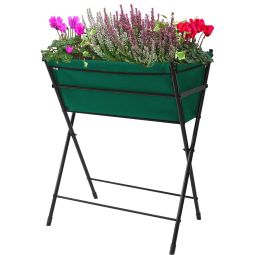 VegTrug Poppy Go! verhoogde plantenbak Donkergroen Afmetingen 65x40x79 cm