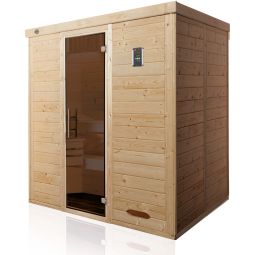 weka Sauna Designsauna KEMI uit massief hout verschillende uitvoeringen