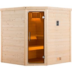 weka sauna houten sauna TURKU Premium in verschillende uitvoeringen