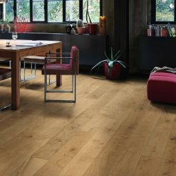 HARO Parket Landhausdiele Eik Universal 4V gestructureerd 2e keus Plankenmaatvoering: 2200x180x13,5 mm, Top-Connect-leggen
