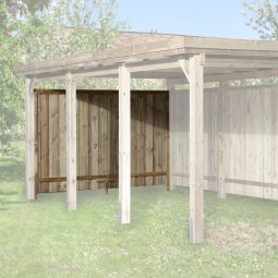 weka achterwand impregnatie onder druk voor carport Afmeting (BxH) 270x181cm