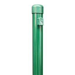 Alberts schuttingpalen voor gaasdraadomheining groen 3 verschillende bevestigingsmogelijkheden, 34 mm paaldiameter, kunststofbekleed