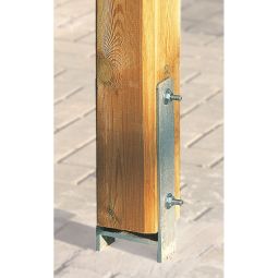 weka H-anker-set voor weka carports en weka houten paviljoens