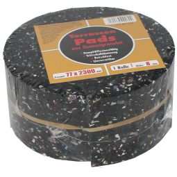 ferax terraspad rol 2300x77x8mm, voor individueel op maat zagen