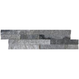 Wellker wandverblendstenen natuursteen Iquitos Witgrijs Format Z 40x10 cm riemchen Geschikt voor wandbekleding